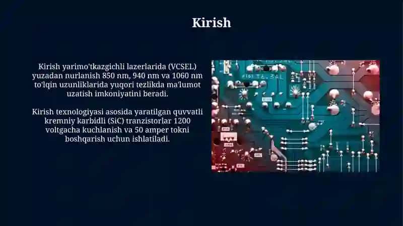 Tranzistorlar tuzilishi va ishlash tamoyillari 3