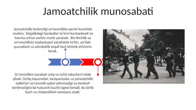 Zo'ravonlikga qarshimiz 3