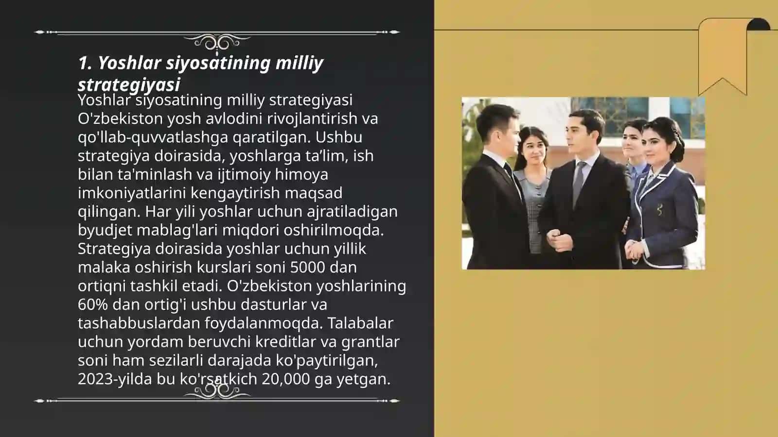 Yoshlar siyosatining milliy strategiyasi 3