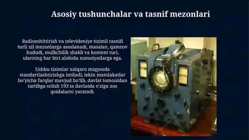 Xalqaro televideniya va radioning tizimli tasnifi 3
