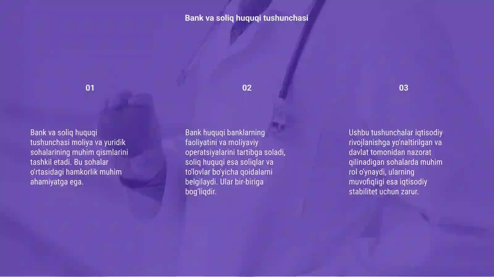 Bank va soliq huquqi tushunchasi 3