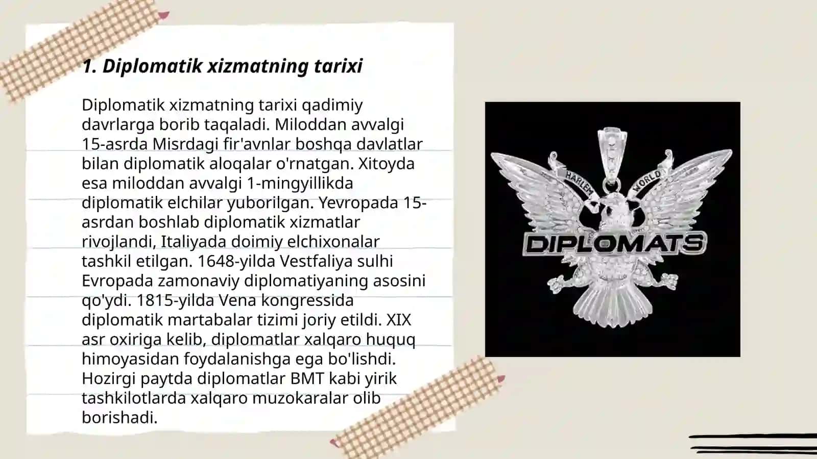 Diplomatik xizmat. protokol va etiket 3