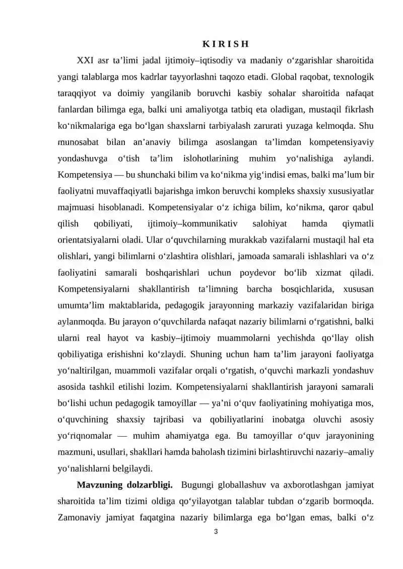 O‘quvchilarda kompetensiyalarni shakllantirish tamoyillari 3