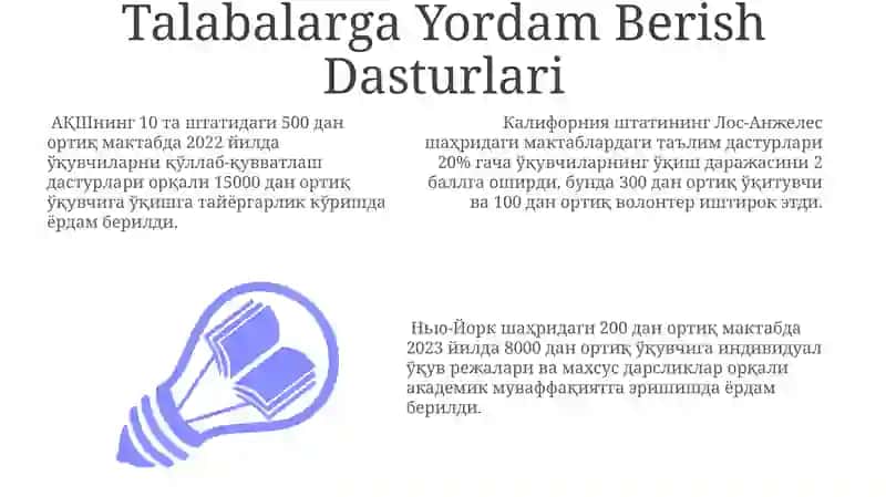 Amerikada boshlanğich ta'lim tizimi 3