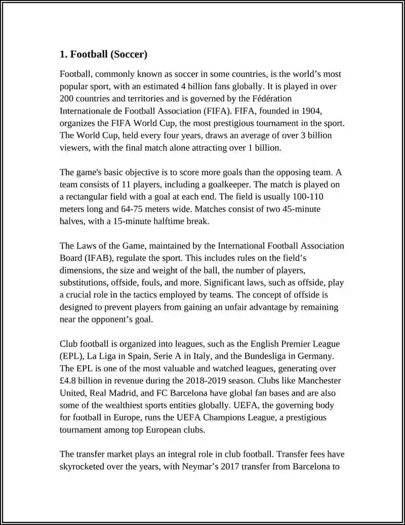 Football (Soccer) 3