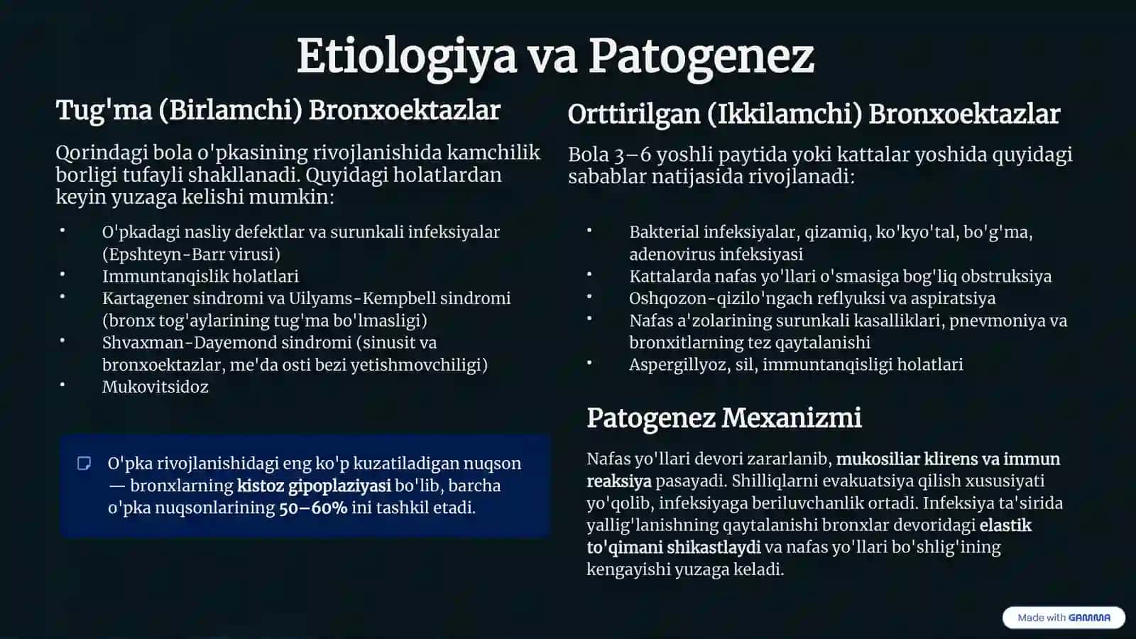 Bronxoektaz Kasalligi 3