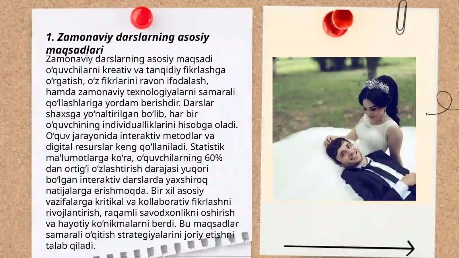 Zamonaviy dars tipologiyasi va unga qo'yiladigan talablar 3