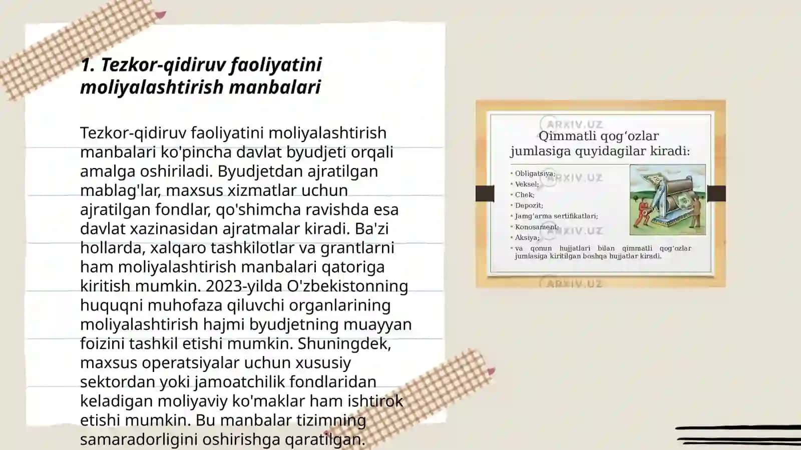 Tezkor-qidiruv faoliyatini moliyalashtirish 3