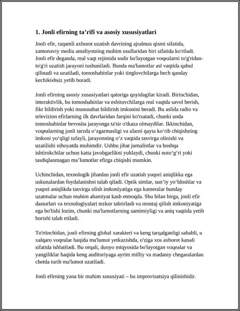 Jonli efir 3