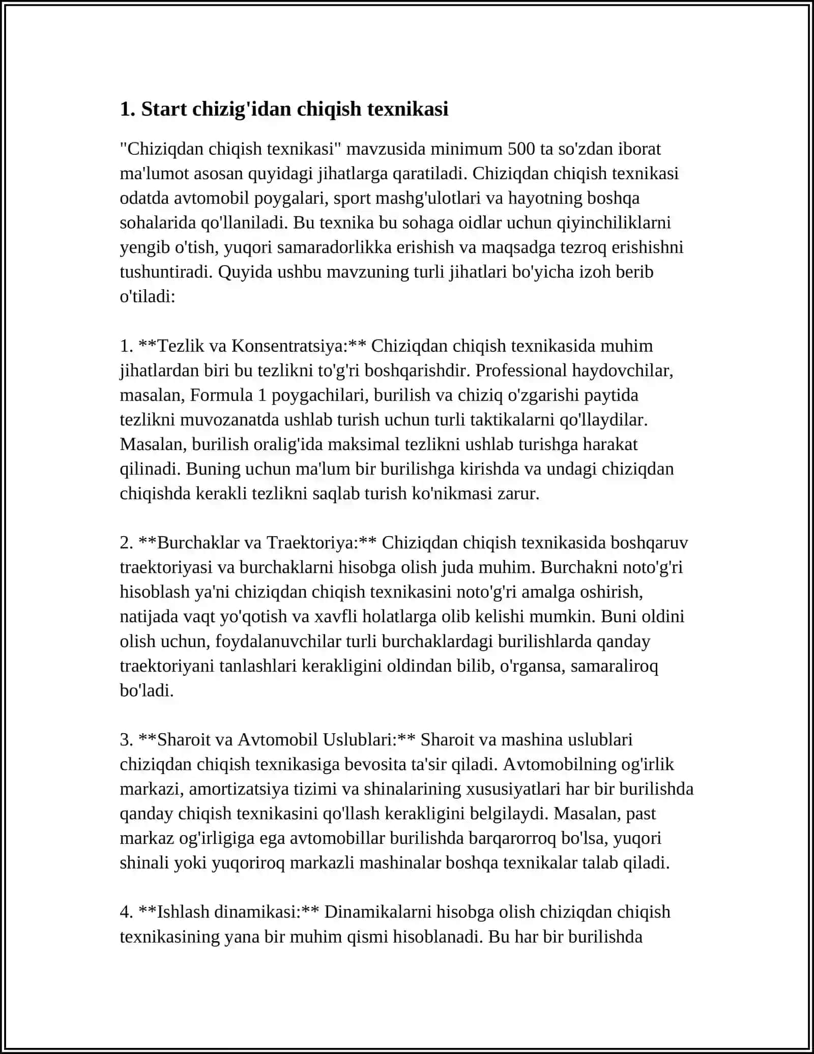 YENGIL ATLETIKADA INDIVIDUAL TAKTIKA 3