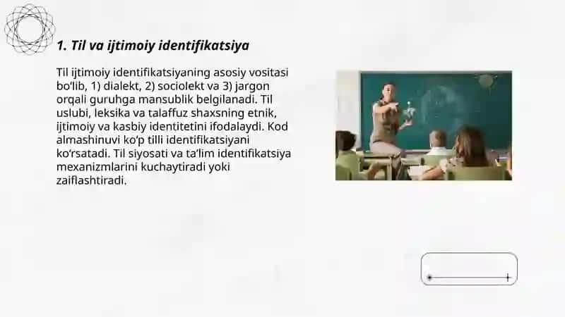 Tilning ijtimoiy hodisa sifatidagi oʻrni 3