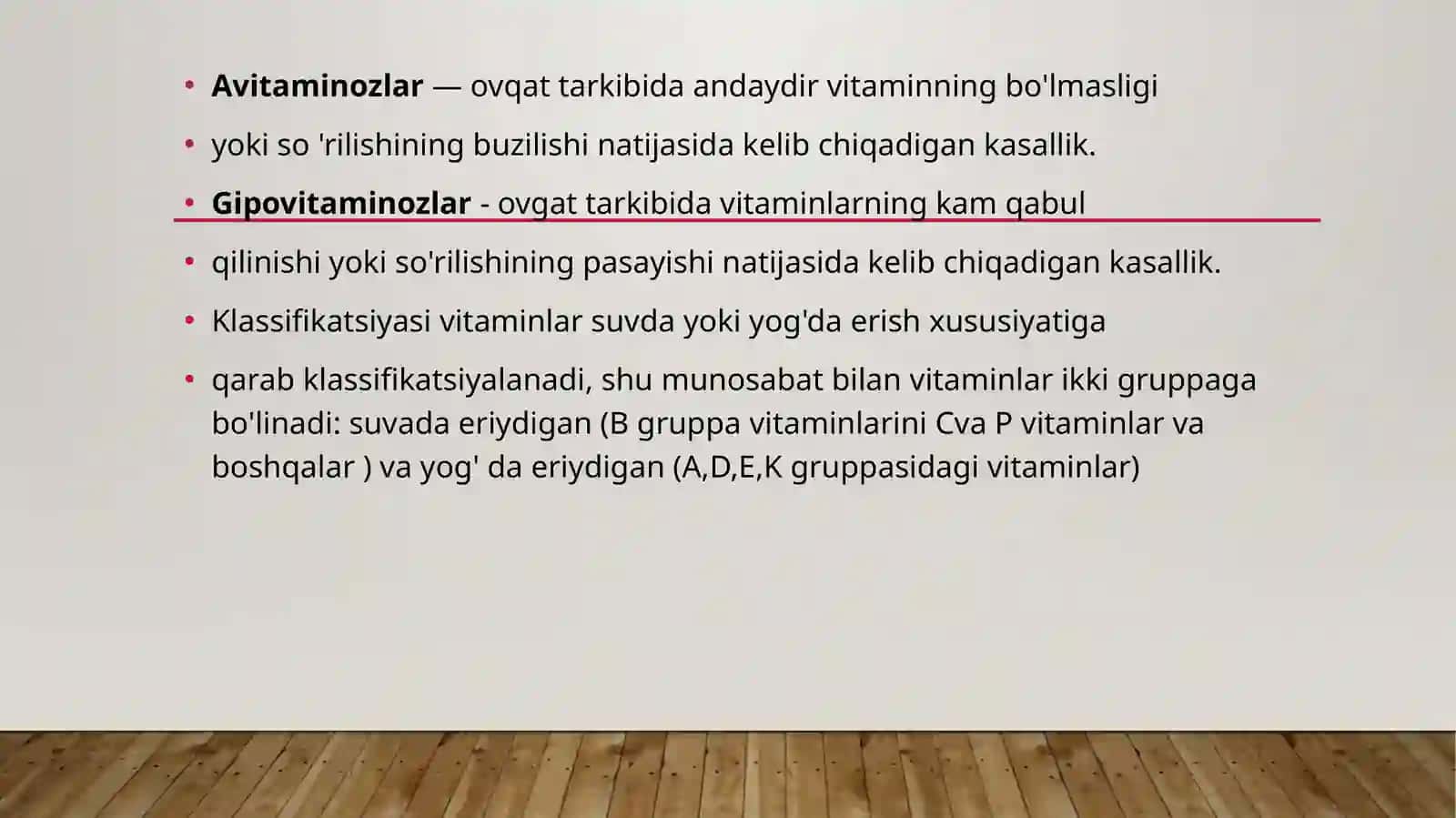 VITAMINLAR 3