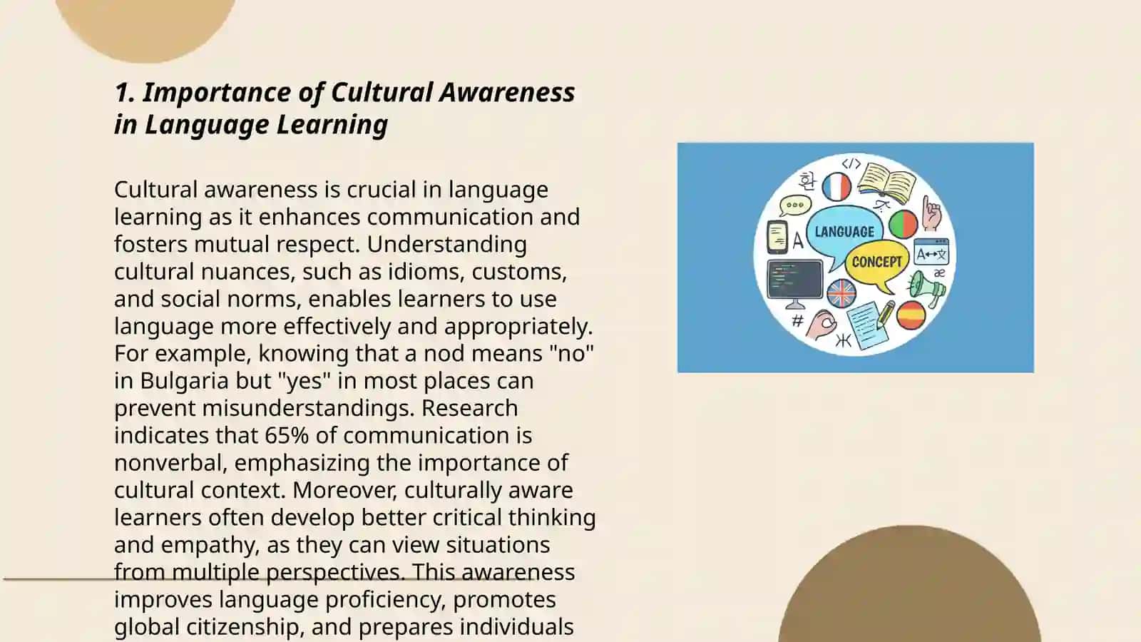 Educational aim of teaching foreign language 3