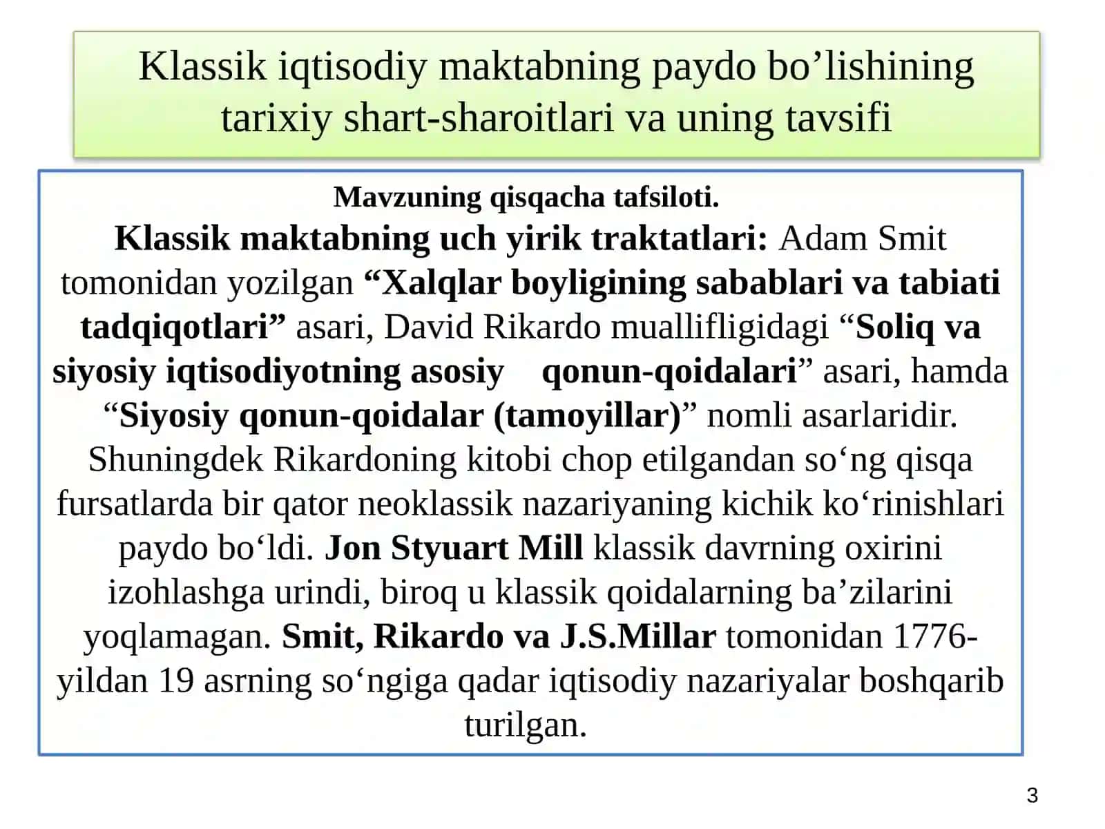 Xalqlar boyligining sabablari va tabiat tadbirlari 3