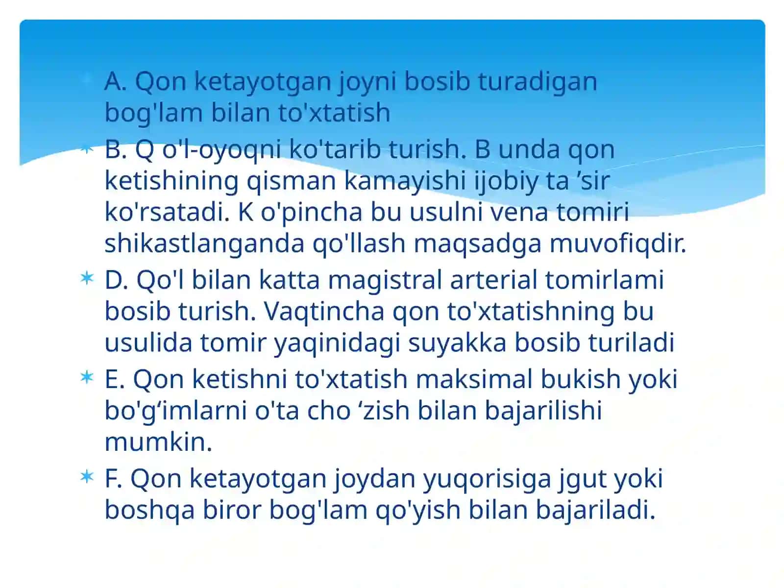 UMUMIY XIRURGIYA FANI UCHUN 3