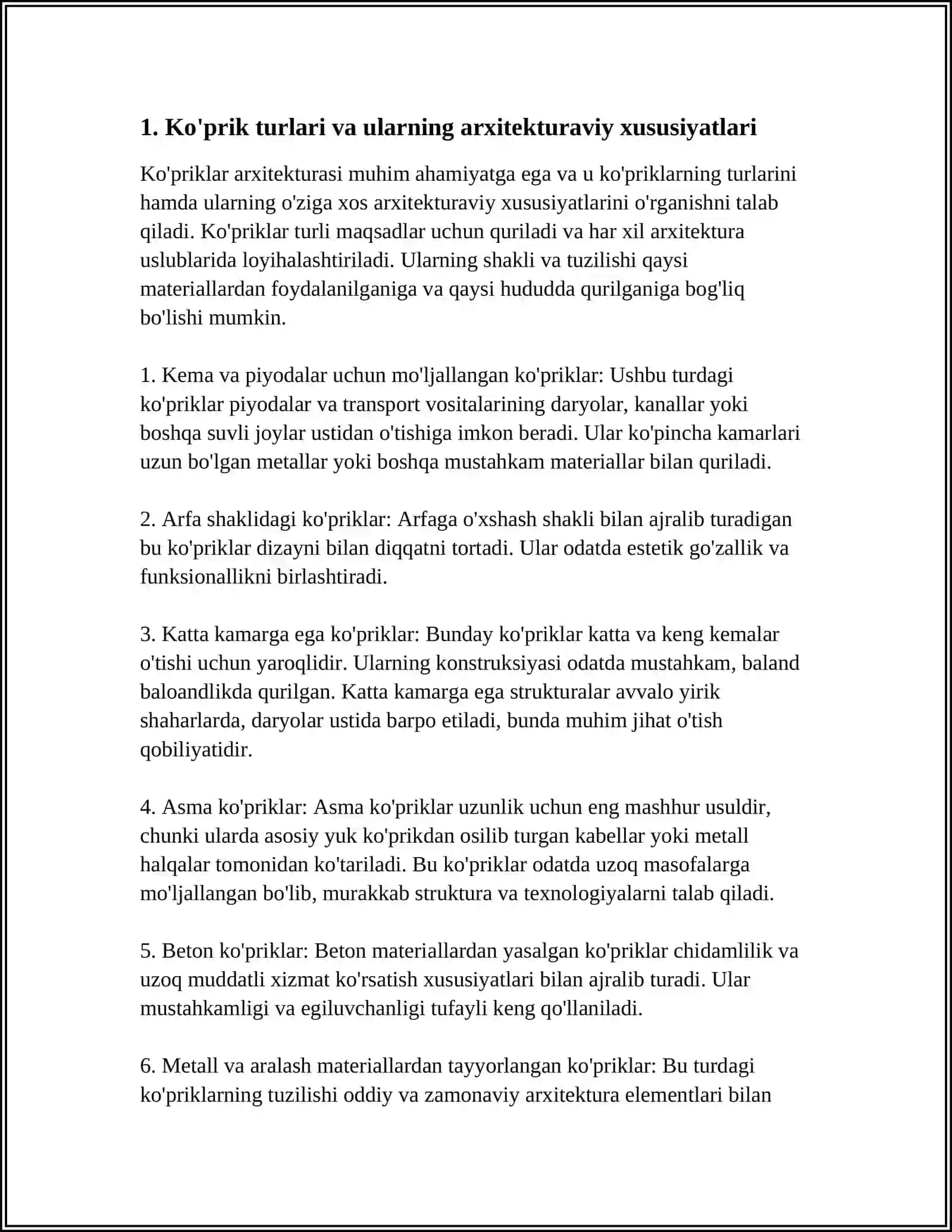 KO’PRIKLAR ARXITEKTURASI 3