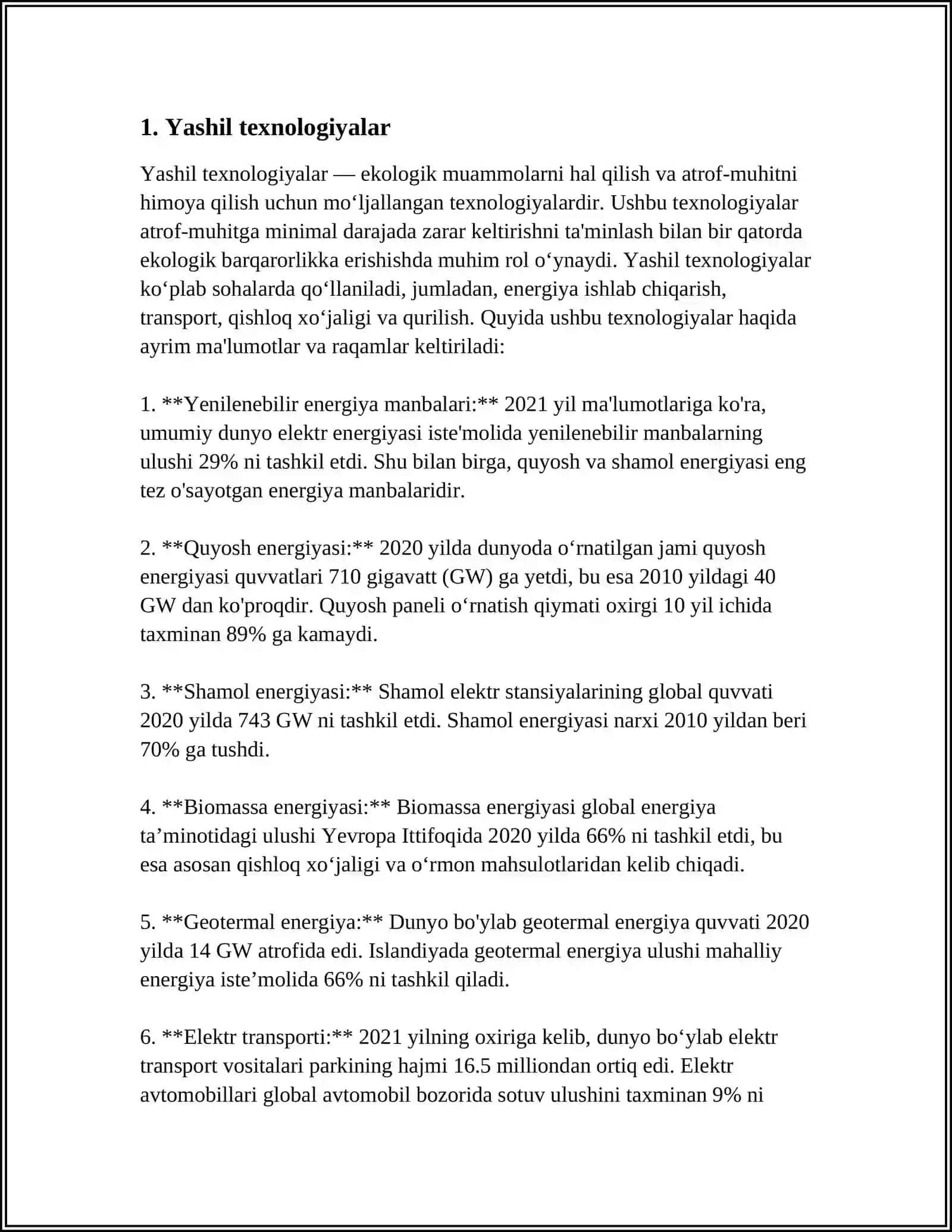 YASHIL IQTISODIY O‘SISH 3