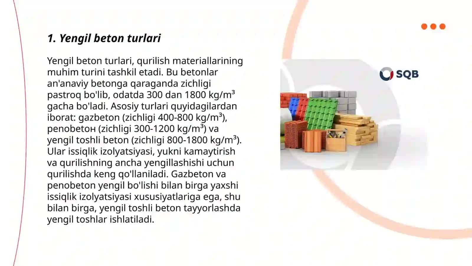 Yengil beton turlari 3