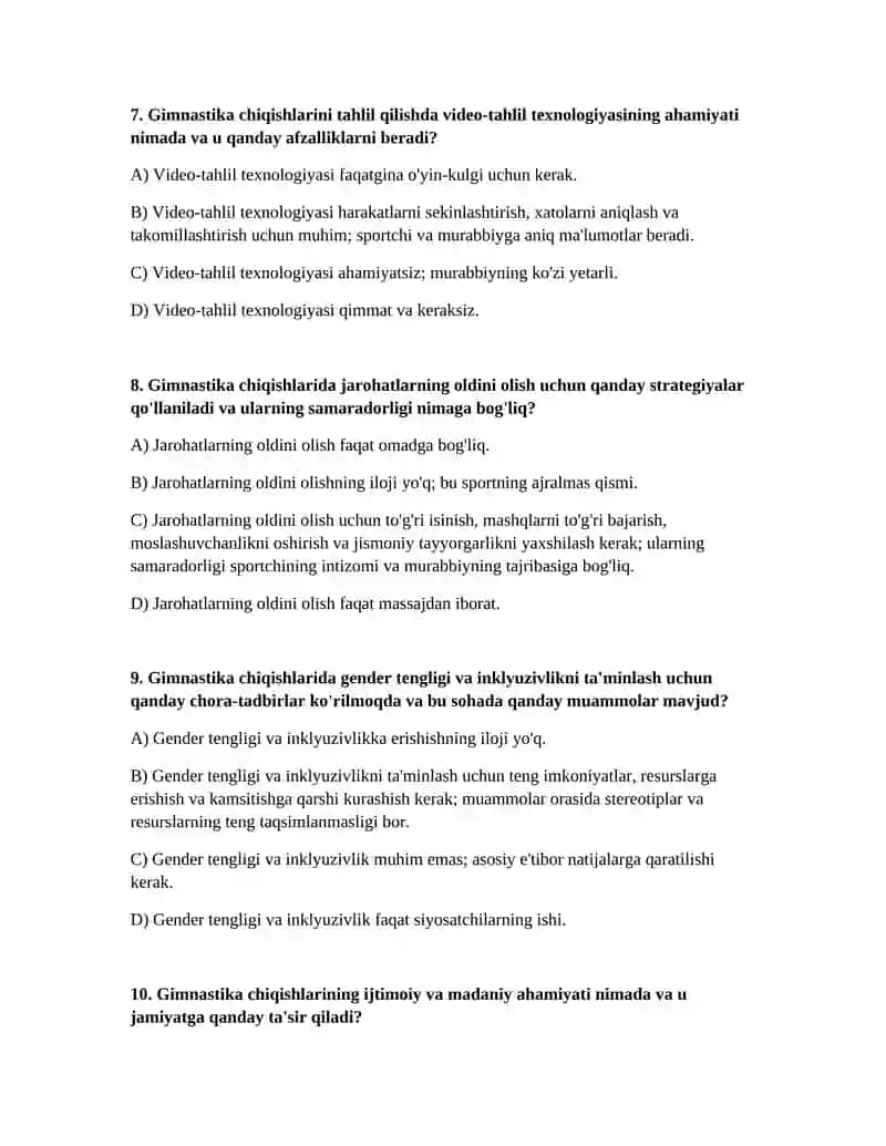 Gimnastika chiqishlarining mazmuni va ahamiyati 3