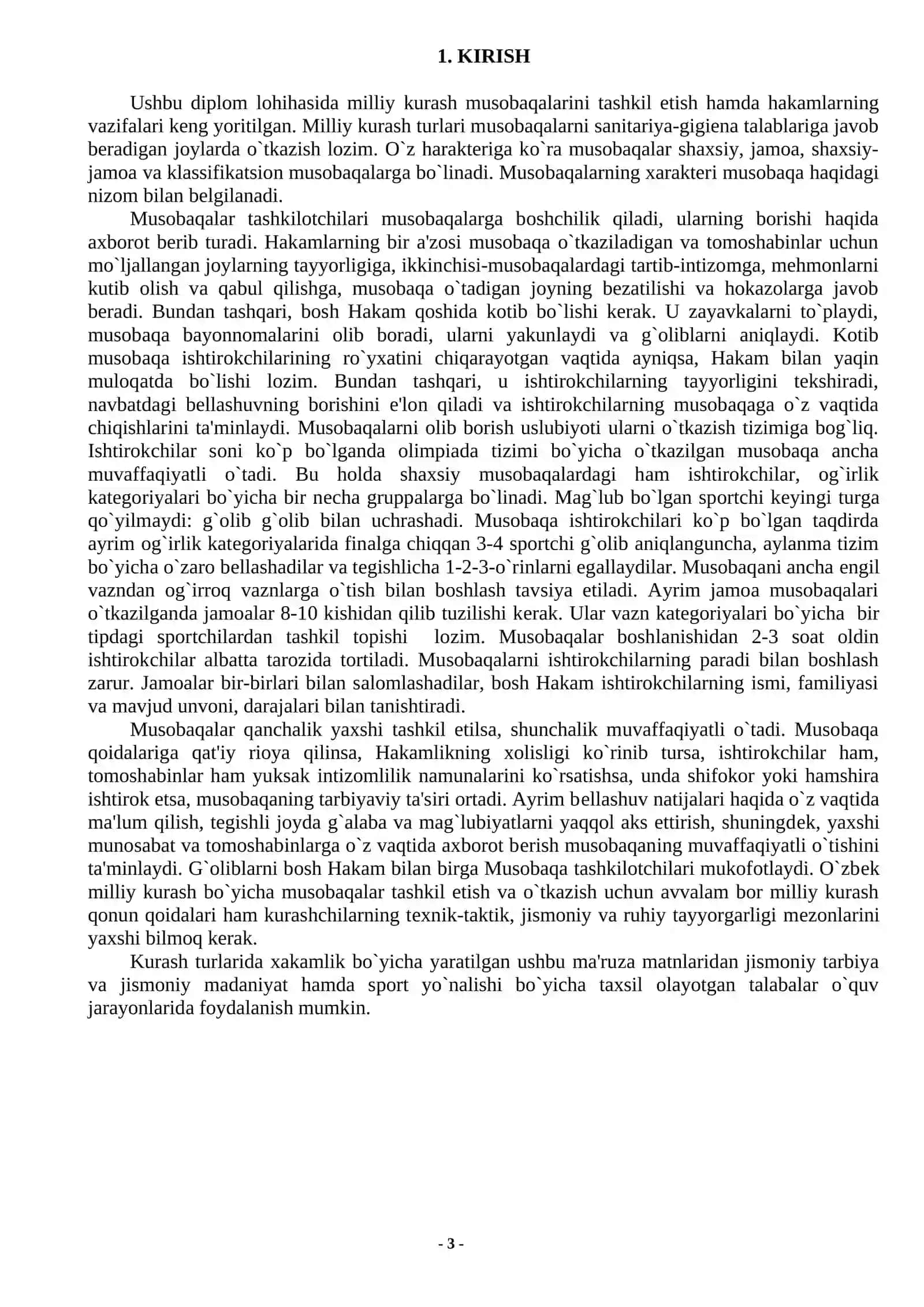 Sport kurashining paydo bo`lishi va rivojlanishi 3