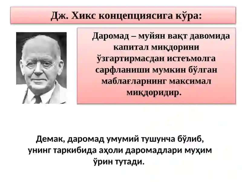 Даромадлар ишлаб чиқариш омиллари 3