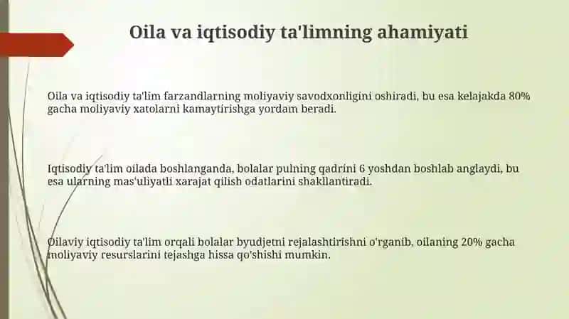 Oilada Iqtisodiy Tarbiya 3