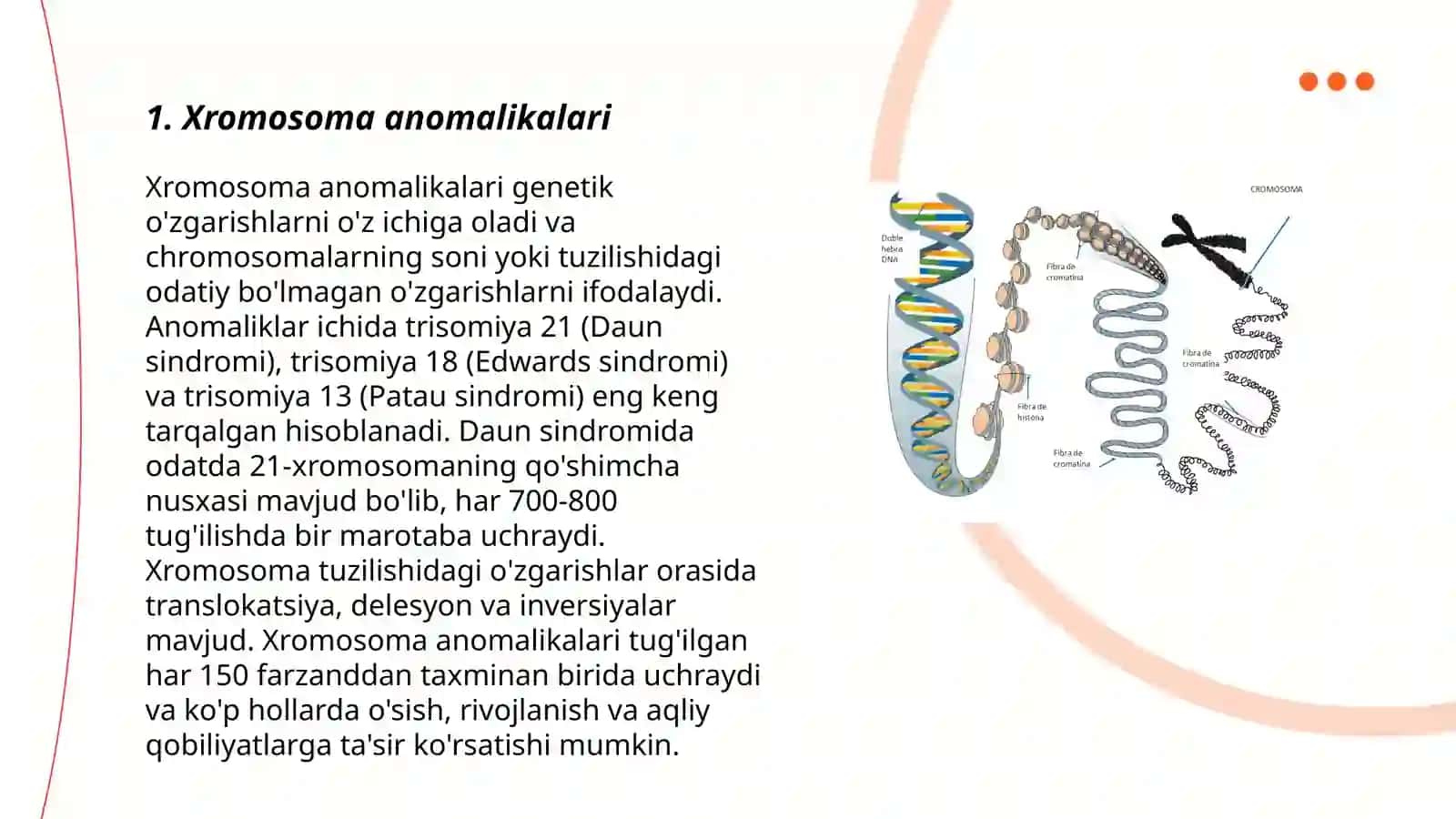 Xromosoma kasalliklari 3