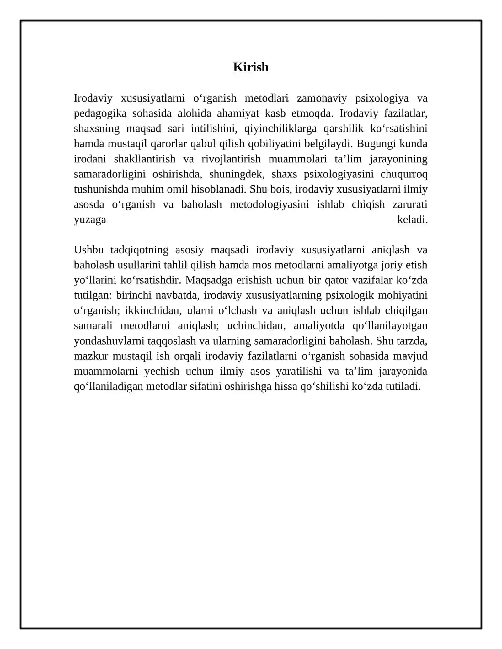 Irodaviy xususiyatlarni oʻrganish metodlari 3