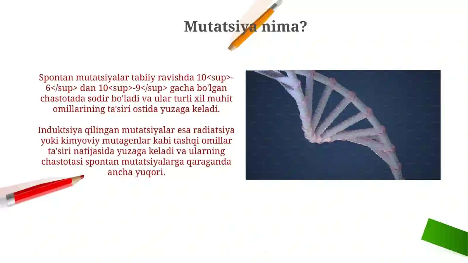 Mutatsiya nima 3