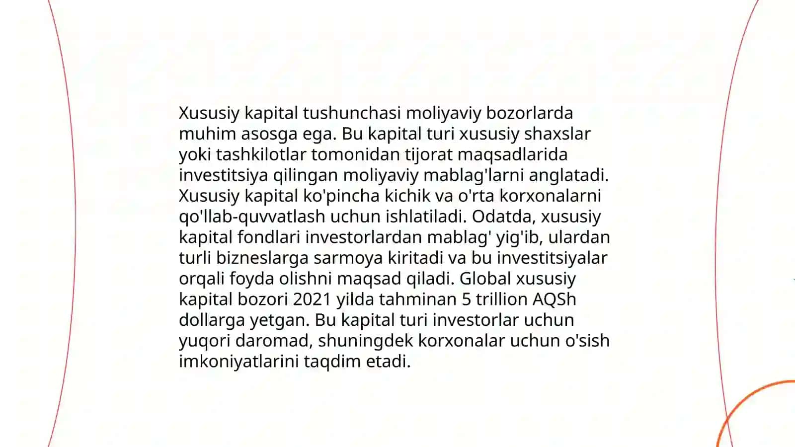 Xususiy kapital hisobi 3