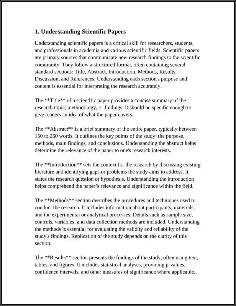 Understanding Scientific Papers 3