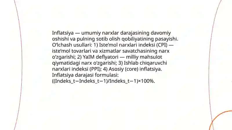 Inflatsiya va uning namoyon bo'lish shakllari 3