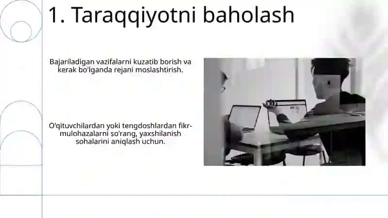 O'quv rejalari bilan ishlash 3