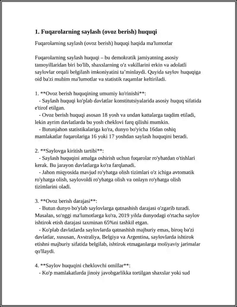 SIYOSIY HUQUQLAR REFERAT 3