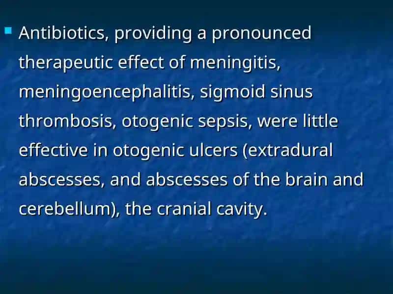 Otogenic intracranial complications 3
