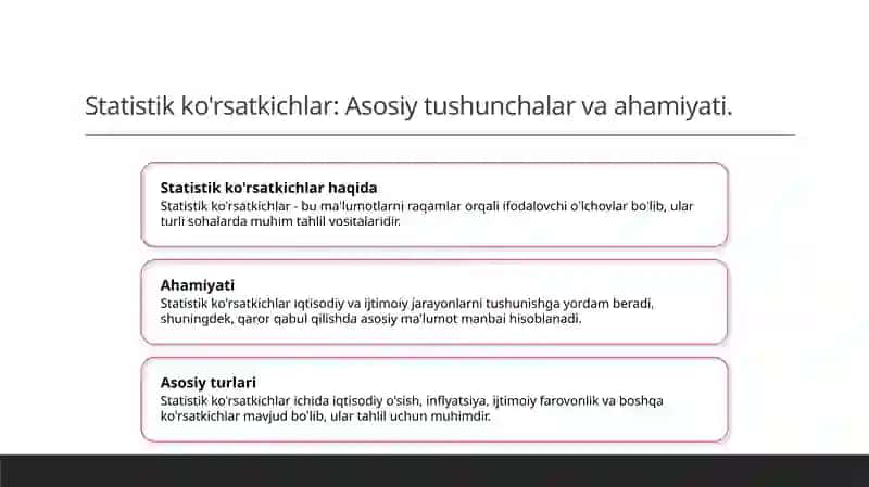 Statistik ko'rsatkichlar 3