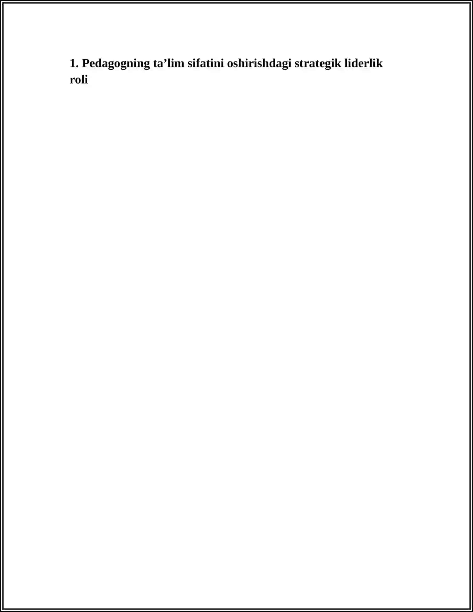 TAʼLIM SIFATINI OSHIRISHDA PEDAGOGNING OʻRNI 3