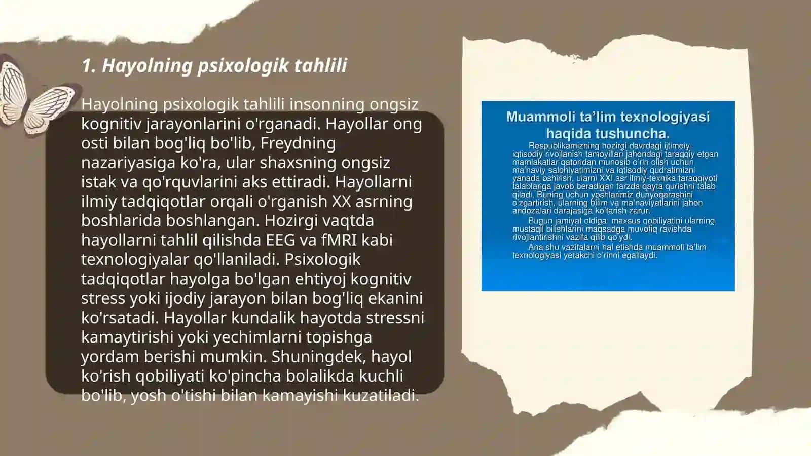 Hayol haqida tushuncha 3