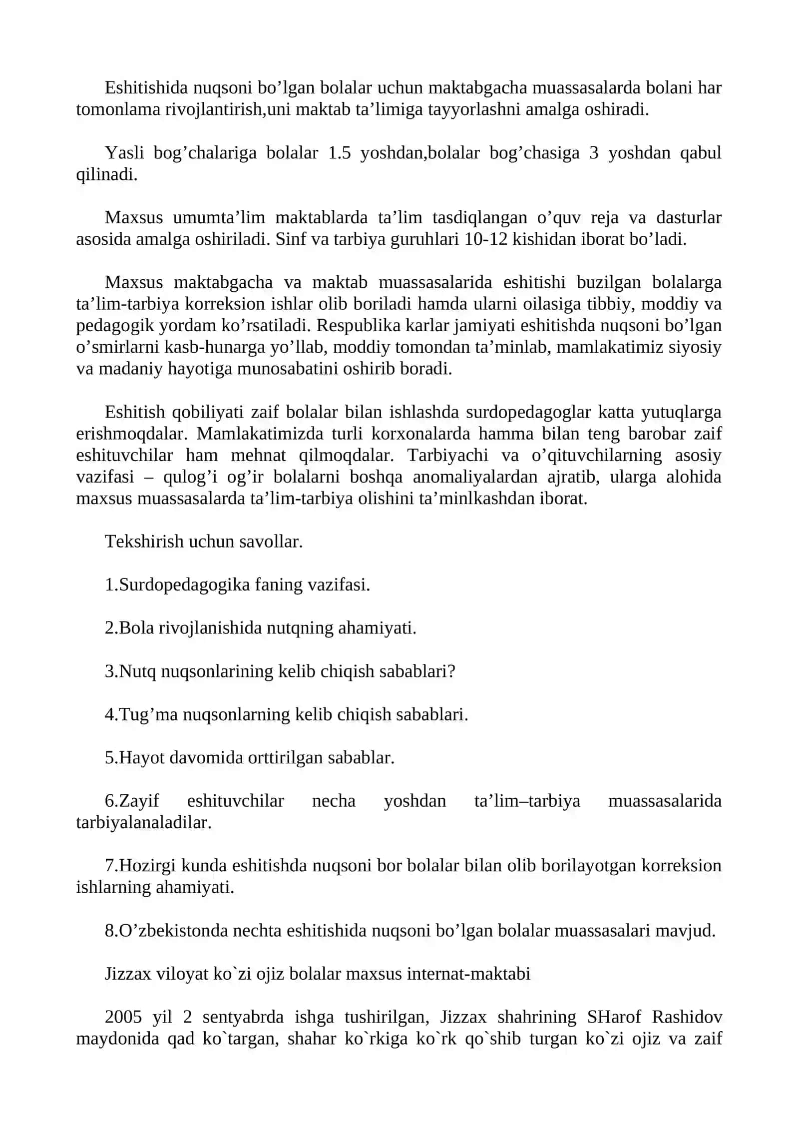SURDOPEDAGOGIKA. ESHITISHDA NUQSONI BOR BOLALAR 3