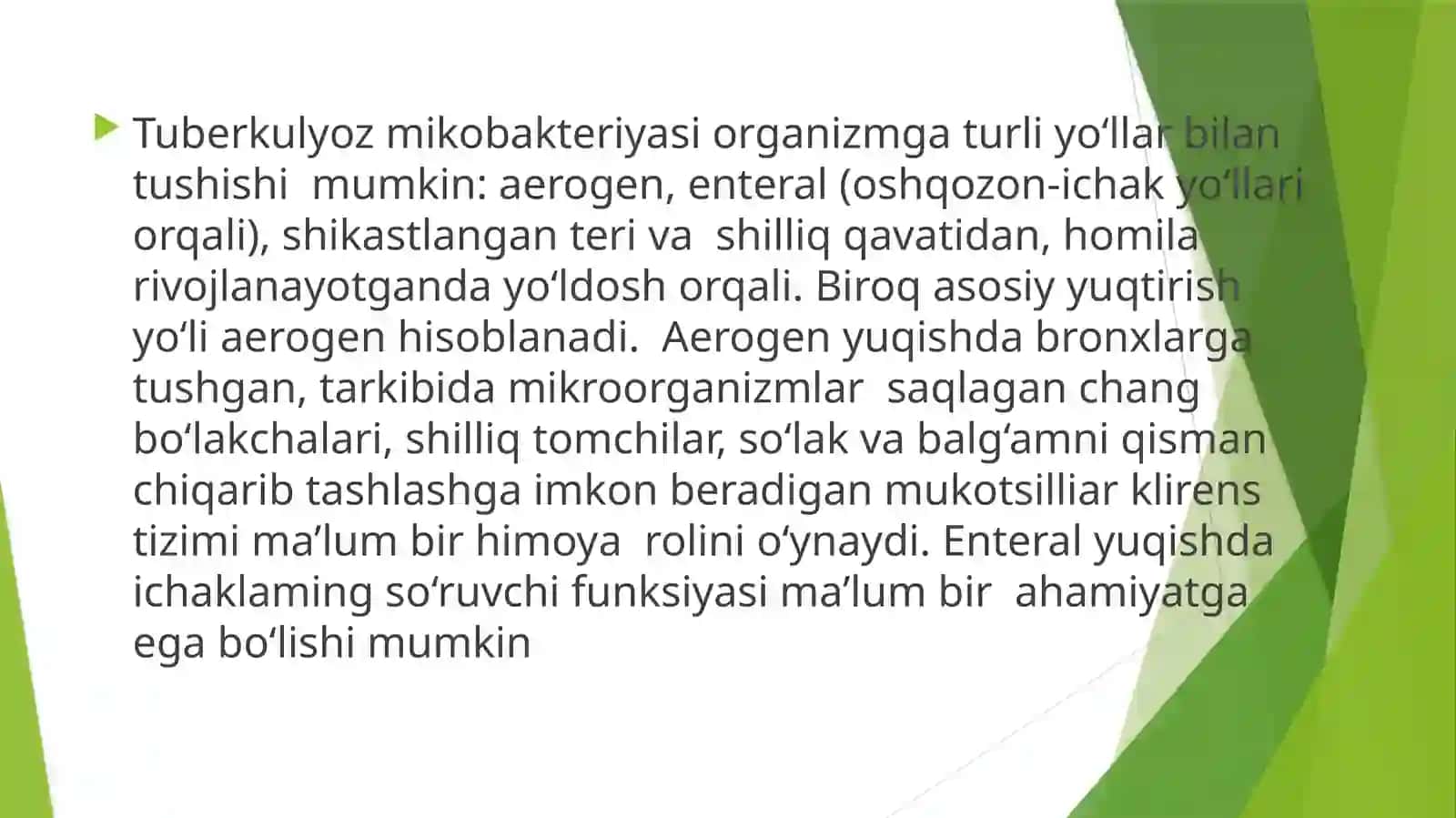 Tuberkulyoz patogenezi 3