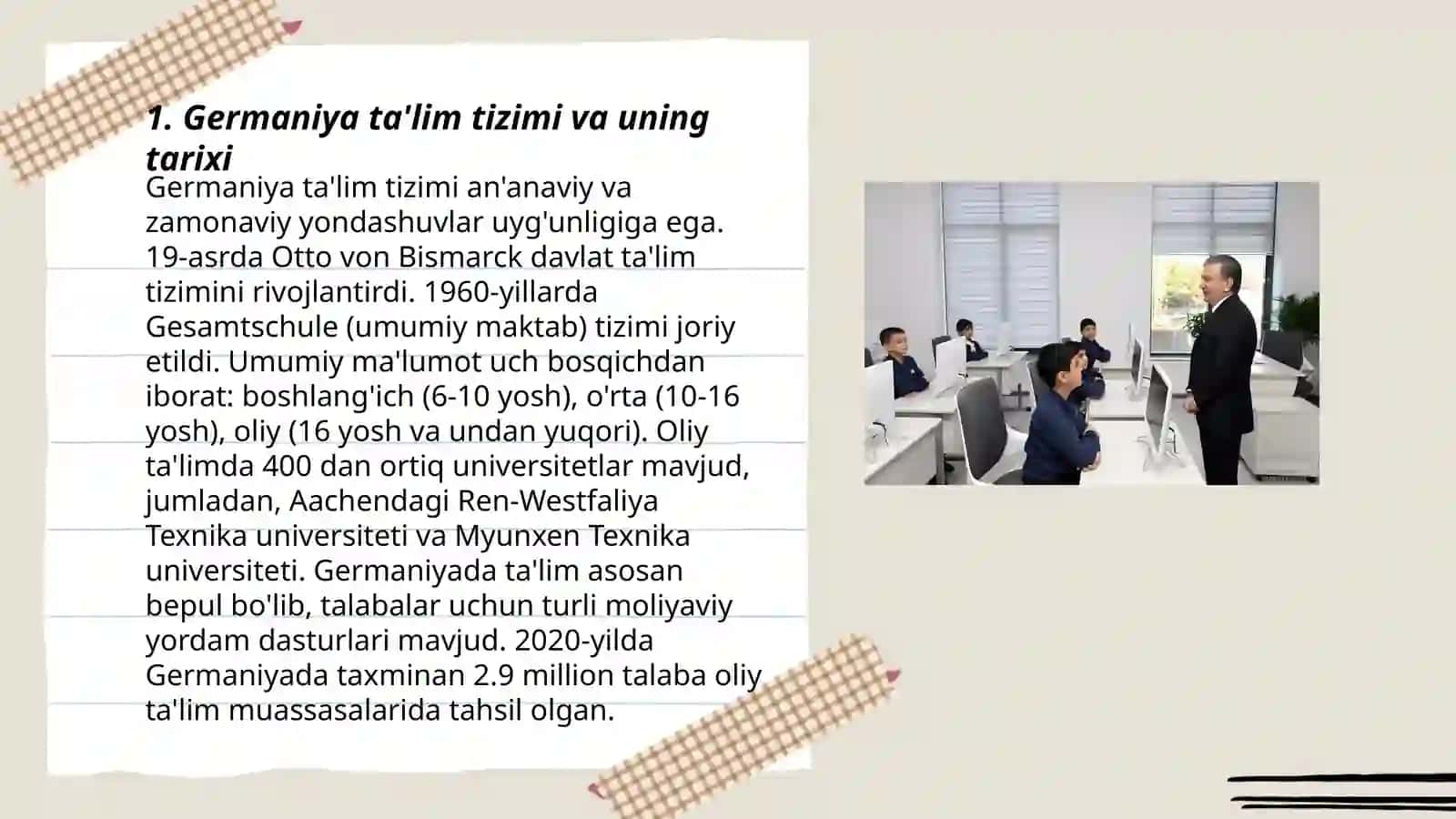 Germaniya ta'lim tizimi va uning tarixi 3