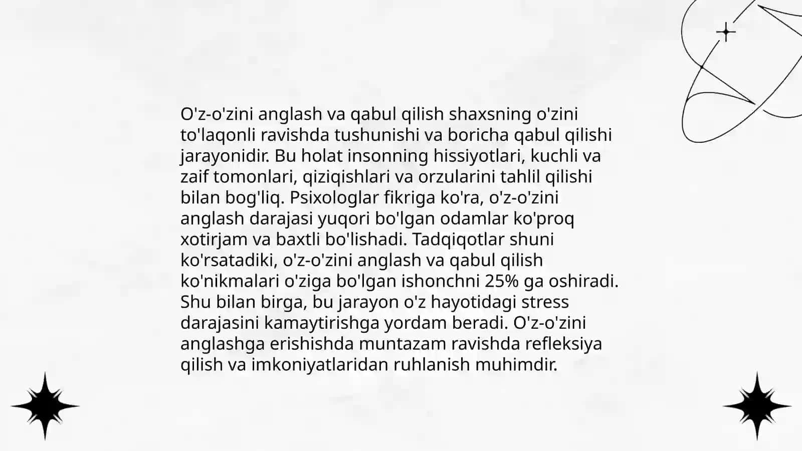 Shaxsni rivojlantirish treninglari 3