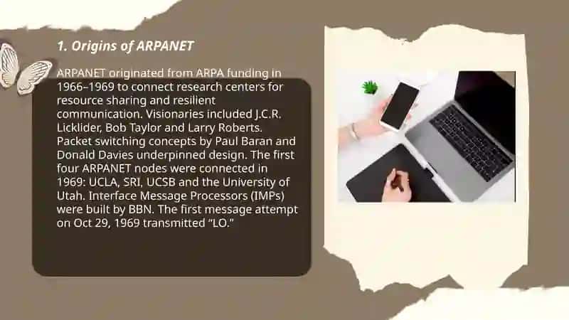 Origins of ARPANET 3