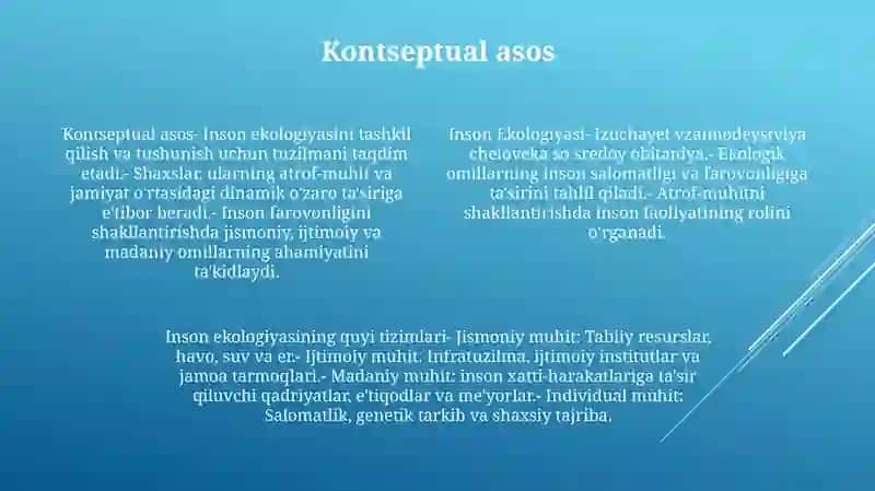 Inson Ekologiyasi 3