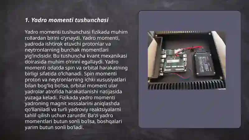 Yadro momenti tushunchasi 3