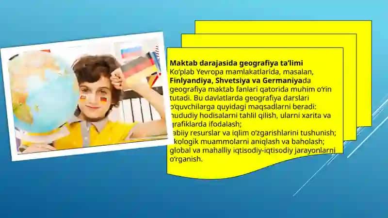 Xorijda Geografiya ta'limi 3