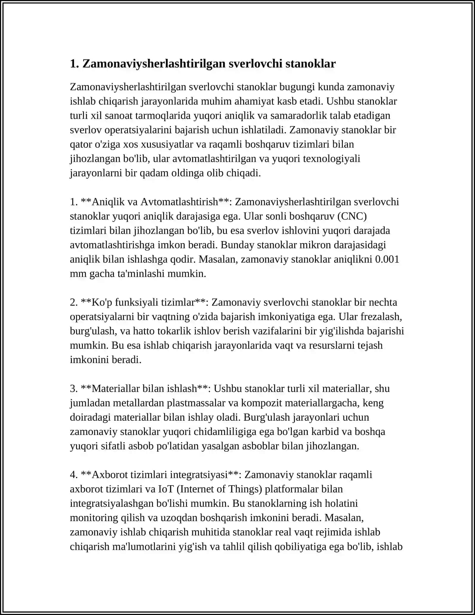 ZAMONAVIY SVERLOVCHI STANOKLAR 3