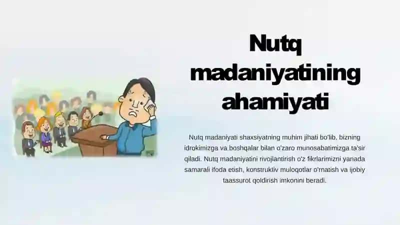 Nutq madaniyatini egallashning usul vayo`llari 3
