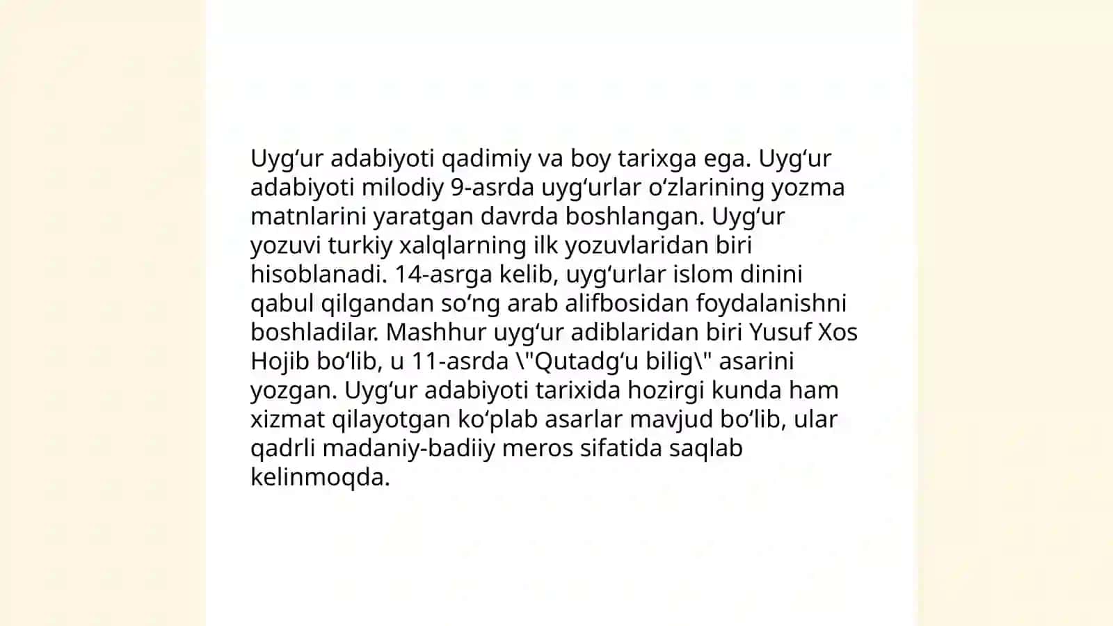Uygʻur adabiyoti 3