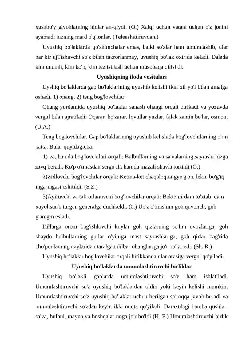 Gapning uyushiq bo'laklari 3
